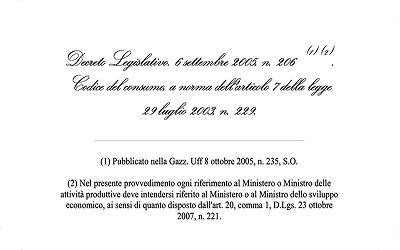 Documento legale elaborato